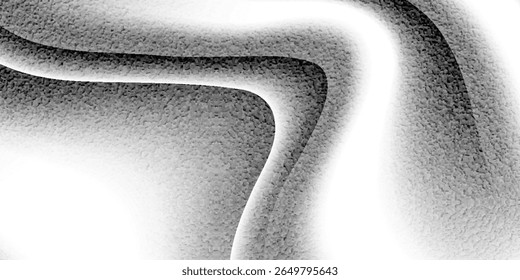 Gritty texture sand on transparent background.Monochrome noise halftone, grit pattern.Vector isolated illustration