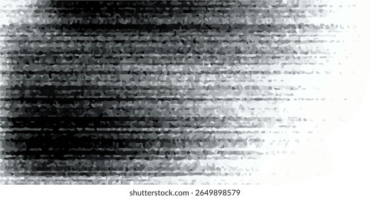 Gritty texture sand on transparent background.Monochrome noise halftone, grit pattern.Vector isolated illustration