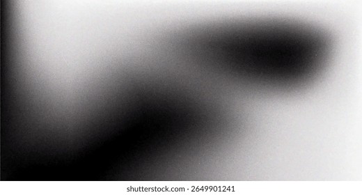 Gritty texture sand on transparent background.Monochrome noise halftone, grit pattern.Vector isolated illustration
