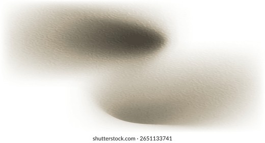 Gritty texture sand on transparent background.Monochrome noise halftone, grit pattern.Vector isolated illustration
