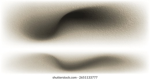 Gritty texture sand on transparent background.Monochrome noise halftone, grit pattern.Vector isolated illustration