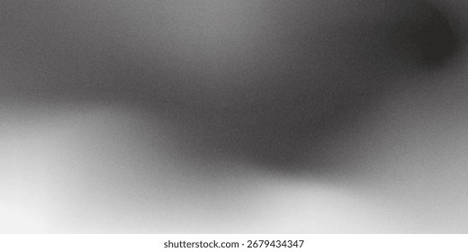 Gritty texture sand on transparent background.Monochrome noise halftone, grit pattern.Vector isolated illustration