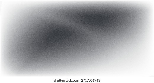 Arena de textura arenosa sobre fondo transparente. Medio tono de ruido monocromo, patrón de arena. Ilustración aislada de Vector