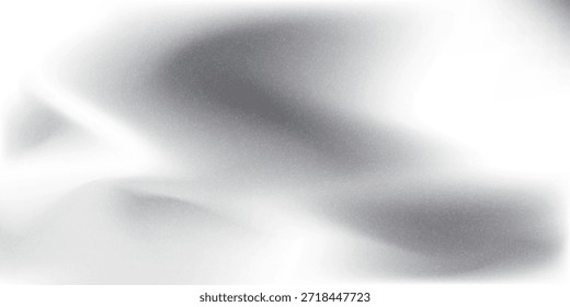 Gritty texture sand on transparent background.Monochrome noise halftone, grit pattern.Vector isolated illustration