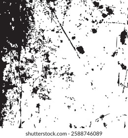 Gritty and Textured Black Grunge Dividers