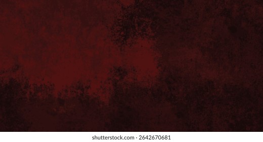 Gritty Urban Wall with Red and Black Grunge Paint Effect


