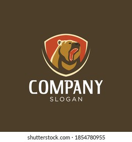 Grizzly Bear Concept Logo Design