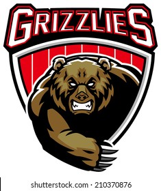 Grizzly Bear Mascot