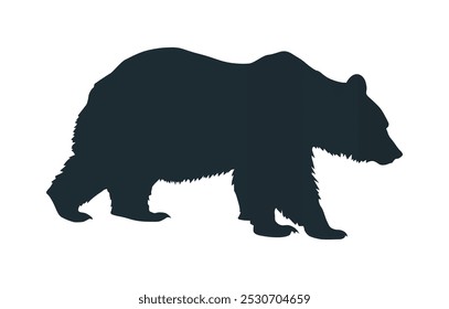 Grizzly Bear Silhouette vector art design