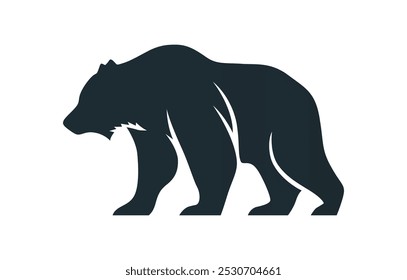 Grizzly Bear Silhouette vector art design