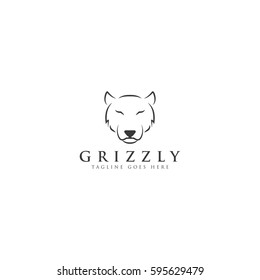 grizzly  logo icon vector template