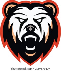 Grizzly Sport Logo Emblem Brave Grizzly Stock Vector (Royalty Free ...