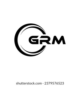 GRM Logo Design, Inspiration for a Unique Identity. Modern Elegance and Creative Design. Watermark Your Success with the Striking this Logo.