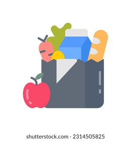 Icono de compras en vector. Ilustración