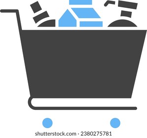 Groceries icon vector image. Suitable for mobile application web application and print media.
