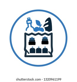 Groceries Vector Icon