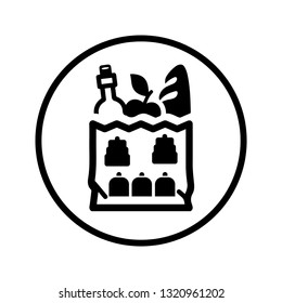 Groceries Vector Icon