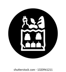 Groceries Vector Icon