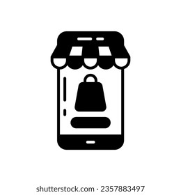 Grocery App icon in vector. Illustration