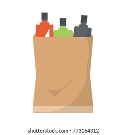 grocery bag design concept
