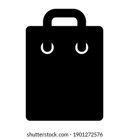 Grocery bag glyph style, you can use for commercial