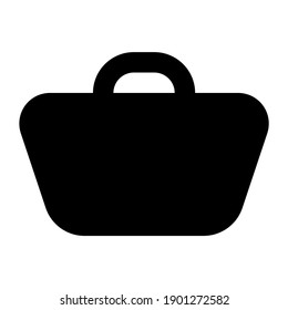 Grocery bag glyph style, you can use for commercial