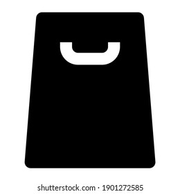 Grocery bag glyph style, you can use for commercial