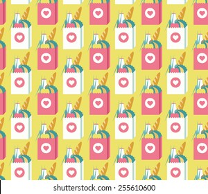 grocery bags pattern