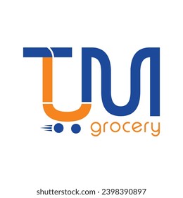 Grocery cart logo logo design, Grocery vector symbol, Creative Grocery Store.