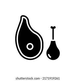 Grocery icon isolated on white backgorund