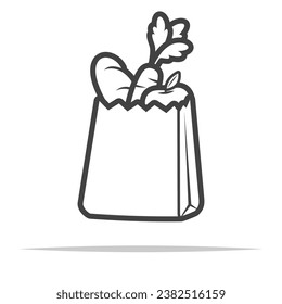 Icono de abarrotamiento vector transparente aislado