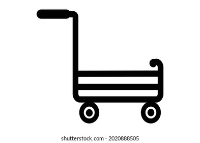 grocery icon trolly icon desing
