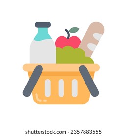 Lebensmittelsymbol in Vektorgrafik. Illustration