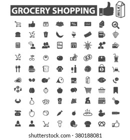 grocery icons