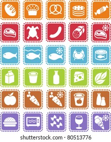 Grocery icons