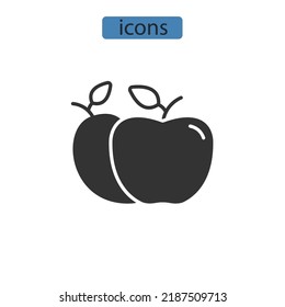 Símbolo de iconos de abarrotamiento elementos vectoriales para web infográfica