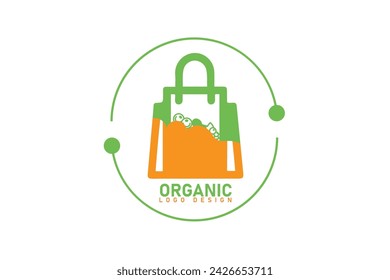 grocery logo design template vector 