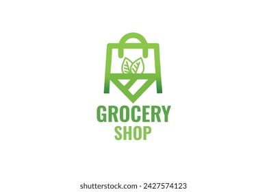grocery logo design template vector 