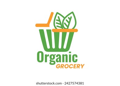 grocery logo design template vector 