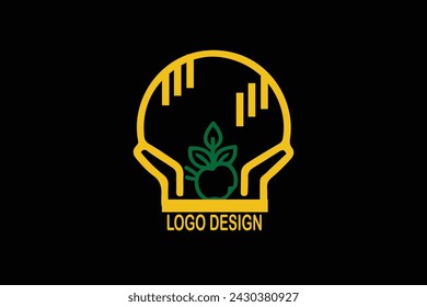 grocery logo design template vector
