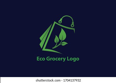 Grocery Logo Design Vector Template