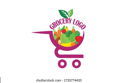 Grocery Logo design Vector Template 