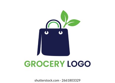 Grocery Logo Diseños Vector Plantilla"