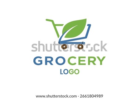 Grocery Logo Designs Vector Template"