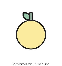 Ilustración de vectores de iconos anaranjados de compras