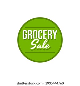 Grocery Sale Shopping Offers Icon Design Vector