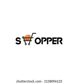 Grocery Shopper Logo Design Template-Logo Design