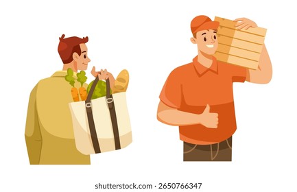 Serviços de compras e entregas de supermercado facilitados para todos, promovendo o envolvimento da comunidade