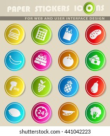 Grocery simply symbol for web icons and user interface