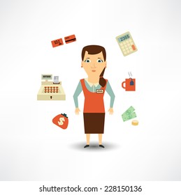 grocery store cashier 